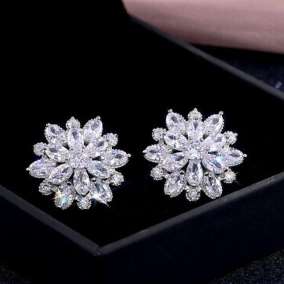 NEW Sterling Silver Beautiful Earrings - Picture 6 of 6